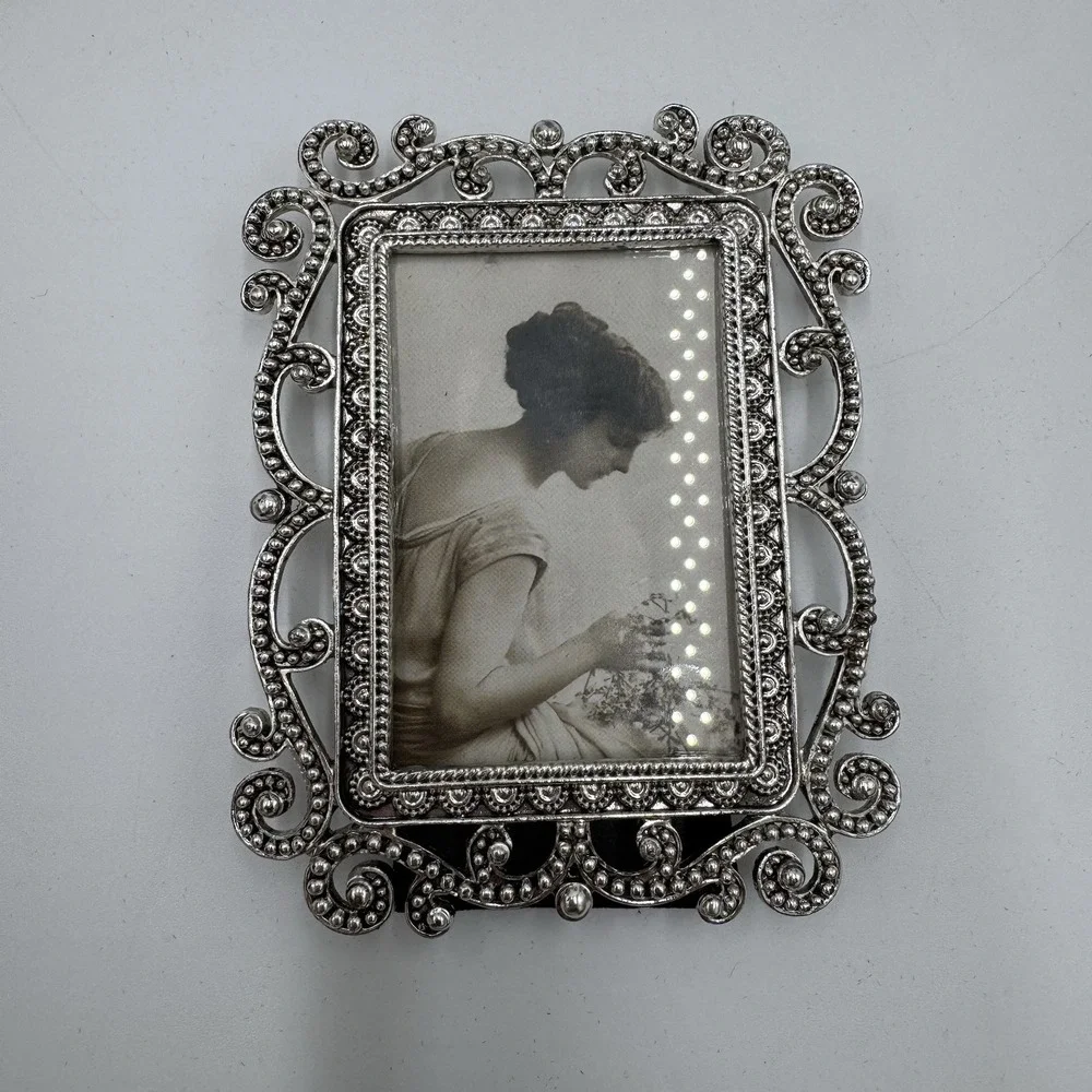 Melannco Ornate Silver Tone Picture Frames Lot 6 Baroque Victorian Scrollwork